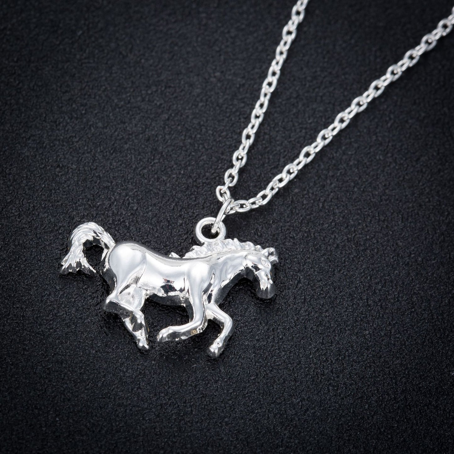 Running Horse Necklace Ladies Clavicle Chain