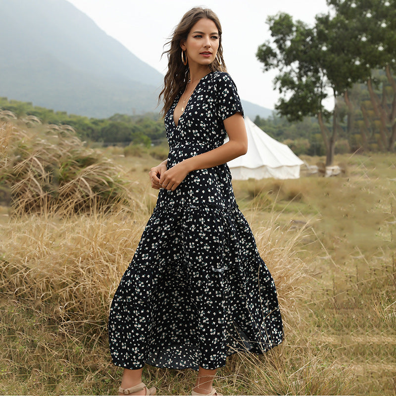 Long Floral Flowing dress