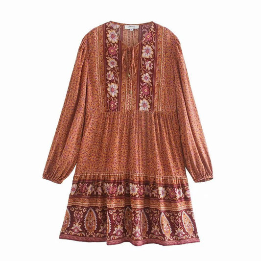Loose Floral Dress