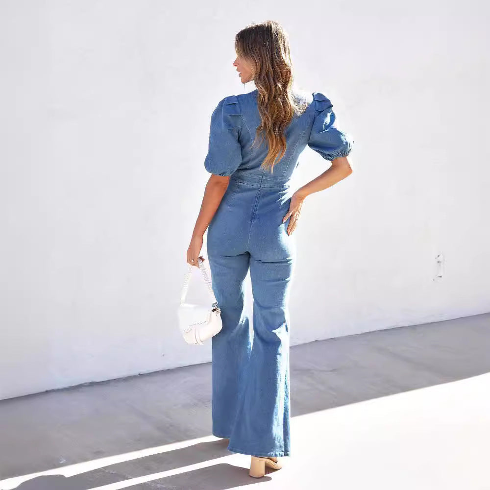 Denim jumpsuit